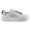 Sneakersy TOMMY HILFIGER - Low Cut Lace-Up T3A4-31161-1242X048 White/Platinum X048