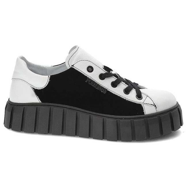 Sneakersy POLLONUS - 5-1578-002 Biały Verona+Czarny