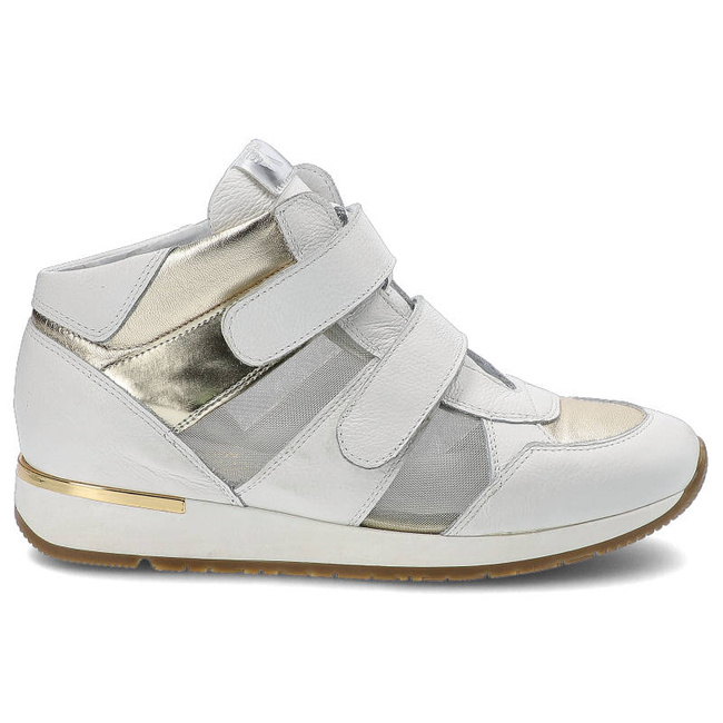 Sneakersy KARINO - 1652/143-P Biały/Złoty